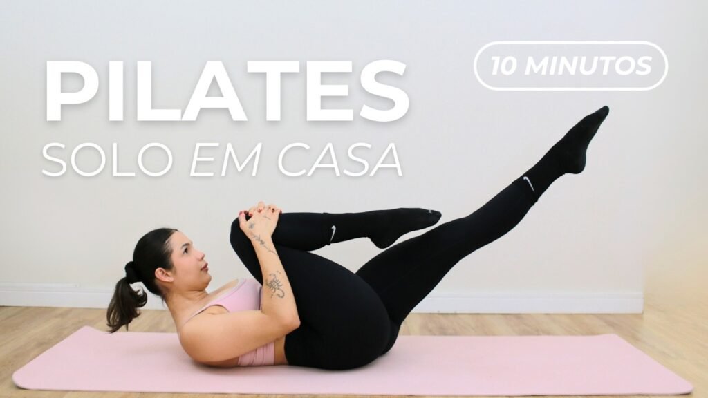Treino de pilates em casa