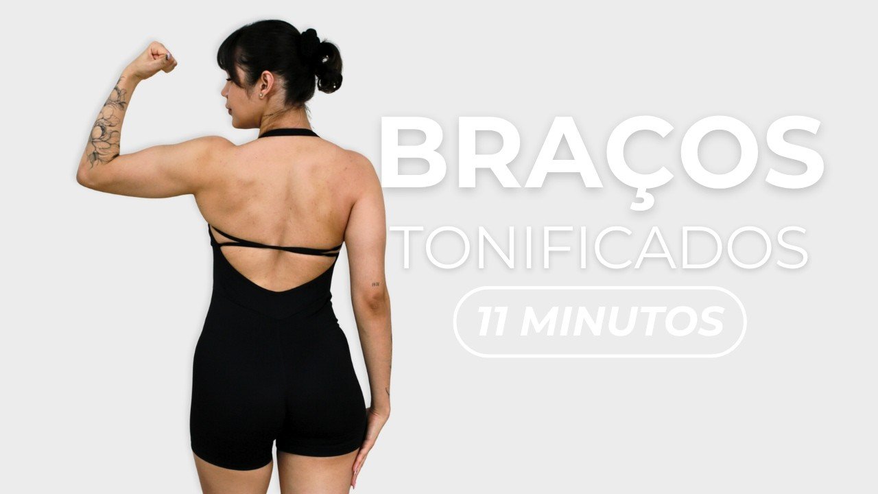 11 MIN TREINO DE SUPERIORES EM CASA | BRAÇOS FIRMES E DEFINIDOS! - Treino CoreFit