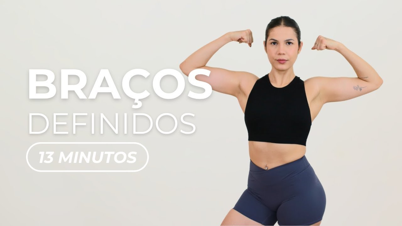 13 MIN TREINO DE SUPERIORES | DEFINA BÍCEPS, OMBROS E COSTAS EM CASA! - Treino CoreFit