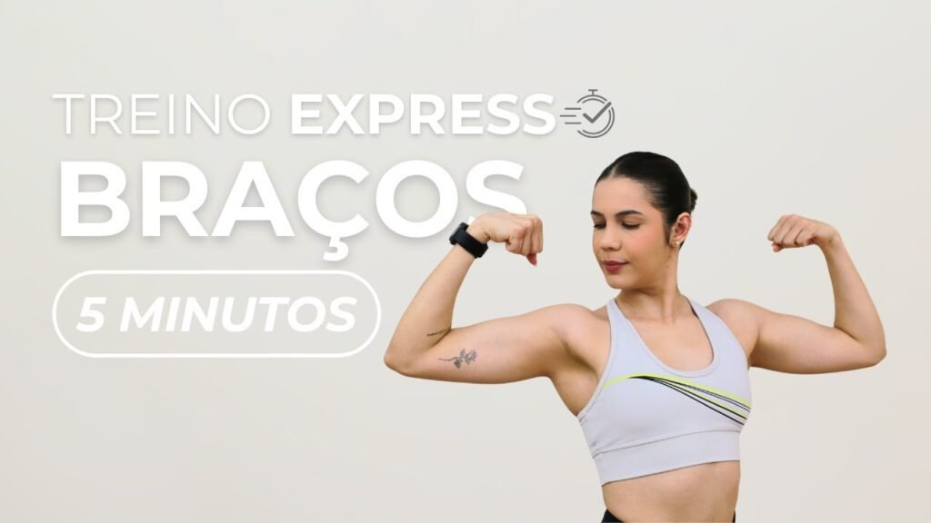 Braços tonificados sem equipamentos