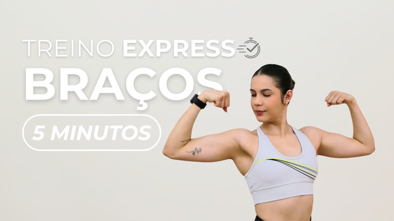5 MIN TREINO DE BRAÇOS TONIFICADOS SEM EQUIPAMENTOS - Treino CoreFit