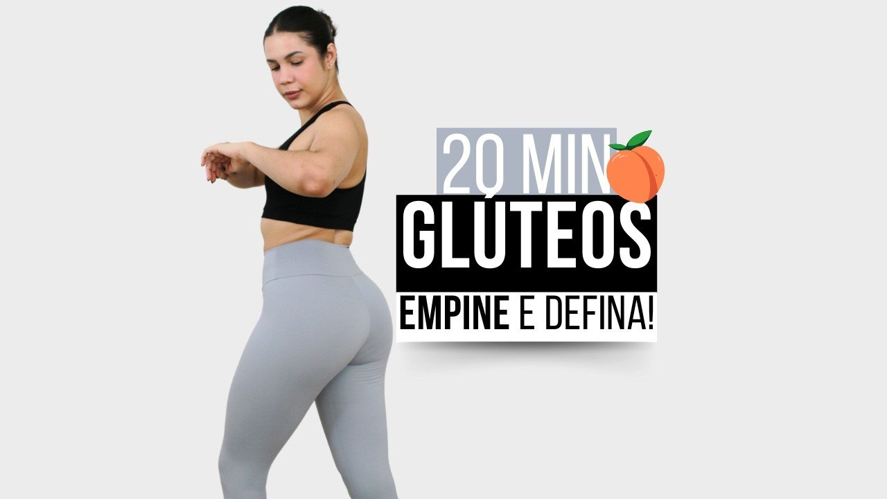AUMENTAR BUMBUM TREINANDO EM CASA | TREINO DE GLÚTEOS 20 MIN - Treino CoreFit