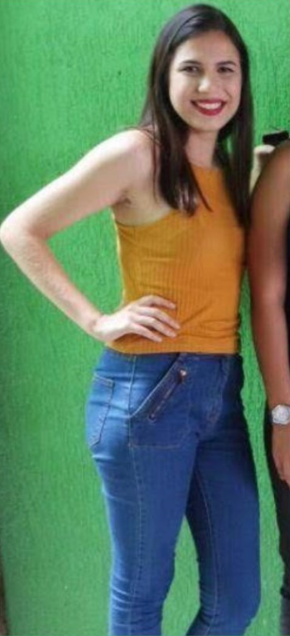 Thali antes de começar uma rotina de treinos e vida saudável