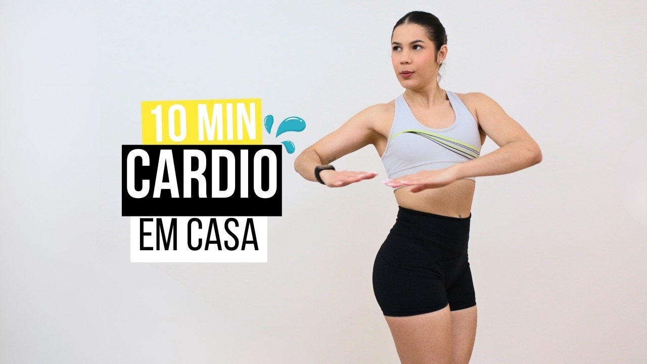 TREINO CARDIO PARA FAZER EM CASA | 10 MINUTOS PARA QUEIMAR CALORIAS E DEFINIR O CORPO! - Treino CoreFit