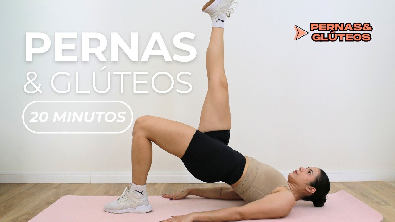 TREINO COMPLETO DE PERNAS E GLÚTEOS | 20 MIN GANHAR VOLUME E DEFINIÇÃO EM CASA! - Treino CoreFit