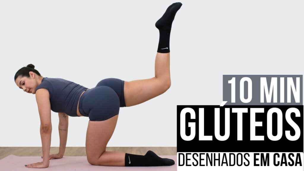 Treino de glúteos com elástico em casa
