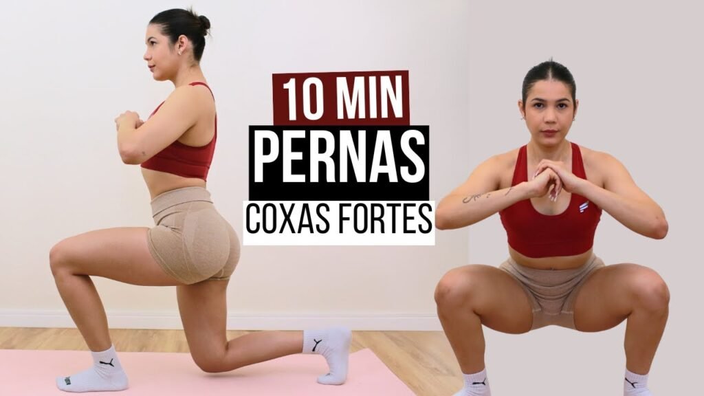 Treino intenso de quadríceps sem equipamentos