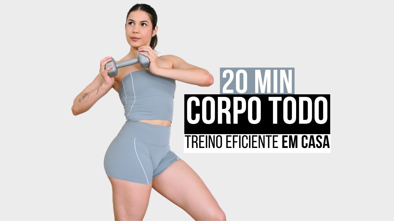 TREINO PARA O CORPO TODO EM CASA 20MIN | CONQUISTE DEFINIÇÃO MUSCULAR RÁPIDA! - Treino CoreFit